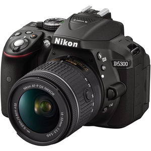 Цифровой фотоаппарат Nikon D5300 Kit AF-P 18-55mm VR черный (Б/У)
