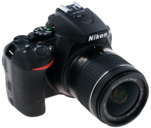 Цифровой фотоаппарат Nikon D5500 Kit AF-P 18-55 VR черный