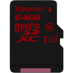 Карта памяти Kingston SDCA3/64GBSP microSDXC 64 Гб