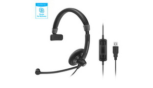 Моноауральная широкополосная гарнитура Sennheiser SC 40 USB MS BLACK