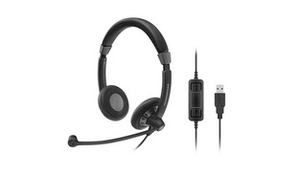Бинауральная широкополосная гарнитура Sennheiser SC 70 USB CTRL BLACK