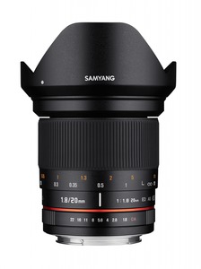 Объектив Samyang MF 20mm f/1.8 ED AS UMC Sony A