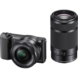 Цифровой фотоаппарат Sony Alpha A5100 (ILCE-5100YB) Kit 16-50mm+55-210mm черный