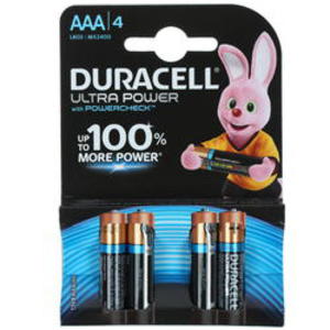 Батарейка AAA Duracell Ultra Power LR03/MX2400 4 шт