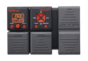 Zoom B1Xon процессор эффектов для бас-гитары с педалью
