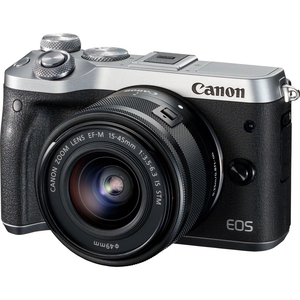 Цифровой фотоаппарат Canon EOS M6 Kit EF-M 15-45mm IS STM Silver