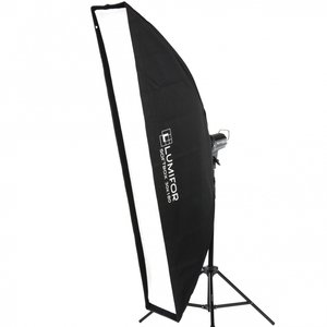 Софтбокс Lumifor LS-30180 ULTRA, стрипбокс 30х180см с адаптером Bowens
