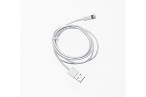 USB кабель Prolike 8 pin 1,2 м, белый Lightning
