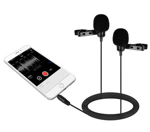 Микрофон петличный Boya BY-LM400 Двойной конденсаторный для смартфона
