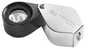 Лупа складная апланатическая Eschenbach 20x, 10 мм, металлический корпус