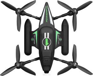 Квадрокоптер 3 в 1 Wltoys Q353, черно-зеленый