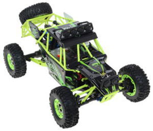 Автомобиль радиоуправляемый 1:12 4WD Wltoys rock climber 12428, зеленый