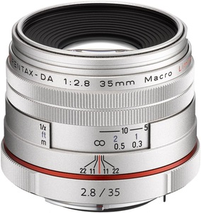 Объектив Pentax HD DA 35mm maсro Silver