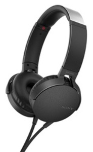 Наушники Sony MDR-XB550AP черный [1112407]