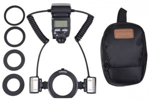 Вспышка Yongnuo Canon YN-24EX Macro TTL биполярная