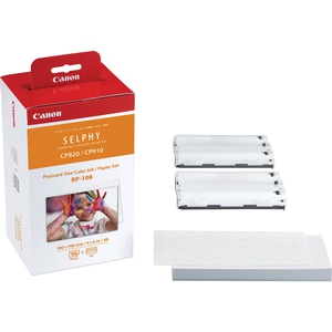 Набор для печати Canon RP-108, 10x15, 108л, белый (8568B001)