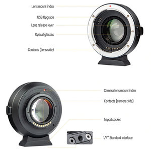Адаптер Viltrox EF-FX2 для объективов Canon EF на байонет Fuji X-mount
