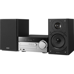 Музыкальный центр Sony CMT-SX7, серебристо- черный