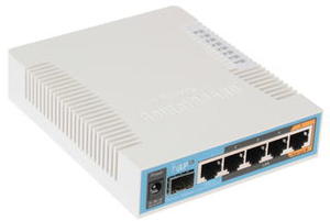 Беспроводной роутер MIKROTIK RB962UIGS-5HACT2HNT,  белый