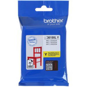Картридж струйный Brother LC3619XLY желтый (1500стр.) для Brother MFC-J3530DW/J3930DW