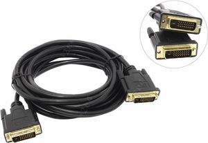 Кабель DVI-DVI Dual Link, 4.5/5m