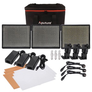 Комплект осветителей 3шт Aputure LED 528KIT-CSS