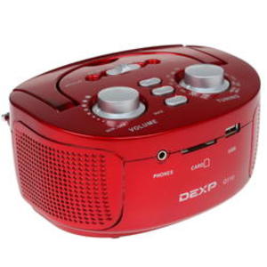 Магнитола DEXP Q110 красный