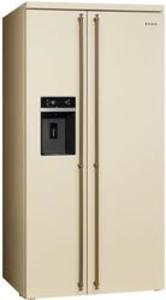 Холодильник Smeg SBS8004PO бежевый