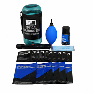 Набор VSGO TravelKit-03 для чистки оптики, цвет синий