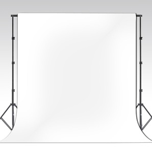 Фотофон виниловый FST 2,50м*5,50м, белый на металлической трубе