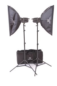 Комплект импульсного света FST E-180 Softbox KIT