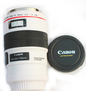 Кружка-объектив Canon EF 100mm F/2.8 USM MACRO White