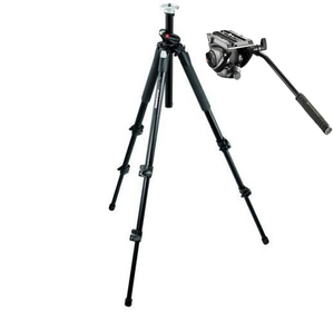Штатив Manfrotto 055XProB + MVH500AH (штатив + голова)