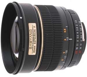Объектив Samyang 85mm F1.4 AS IF Canon EF (Chip)