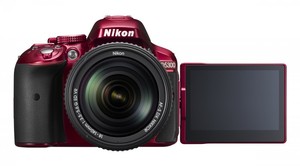 Цифровой фотоаппарат Nikon D5300 Kit AF-S 18-55mm DX VR II красный