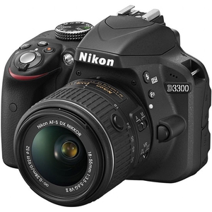 Цифровой фотоаппарат Nikon D3300 Kit AF-S 18-55mm VR II Black